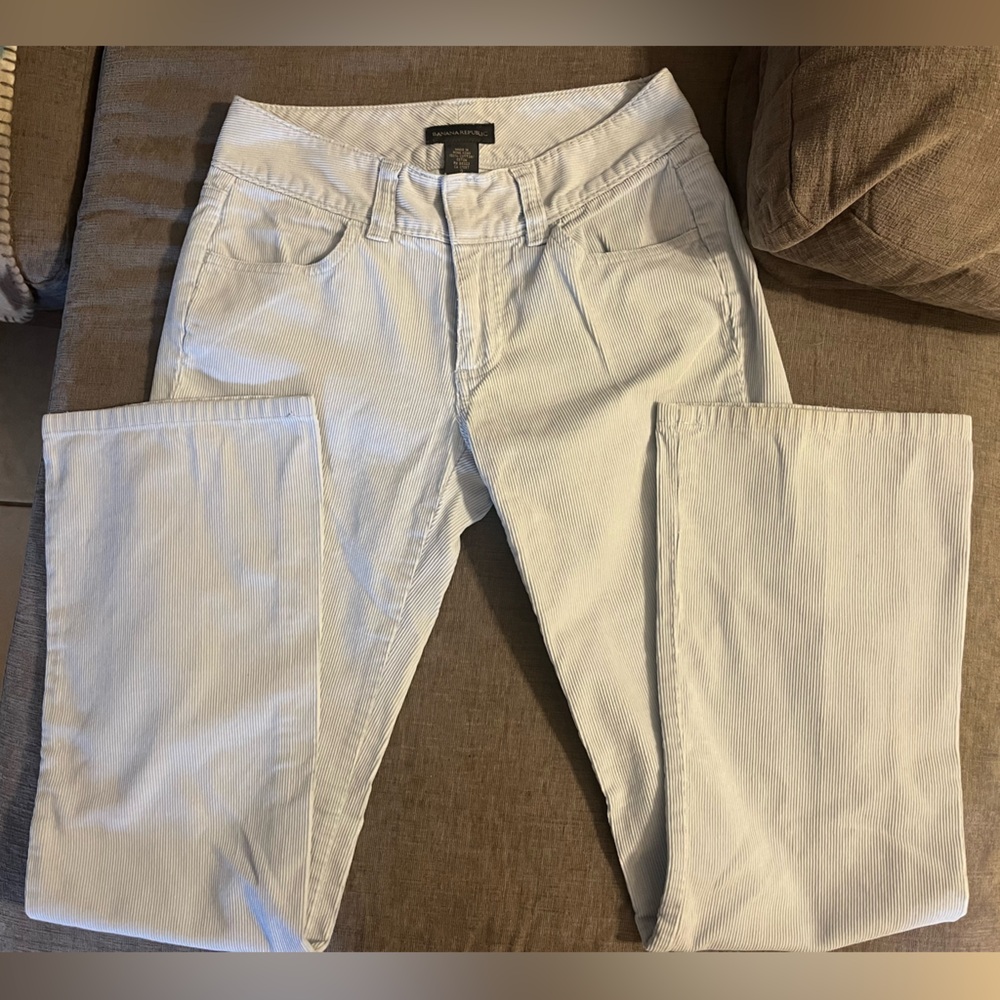 Banana Republic baby blue corduroy pants size 2